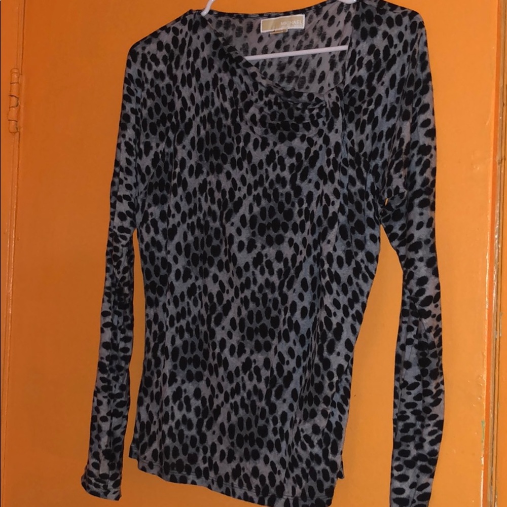 Michael Kors T-Shirt -Black & Gray- Size S